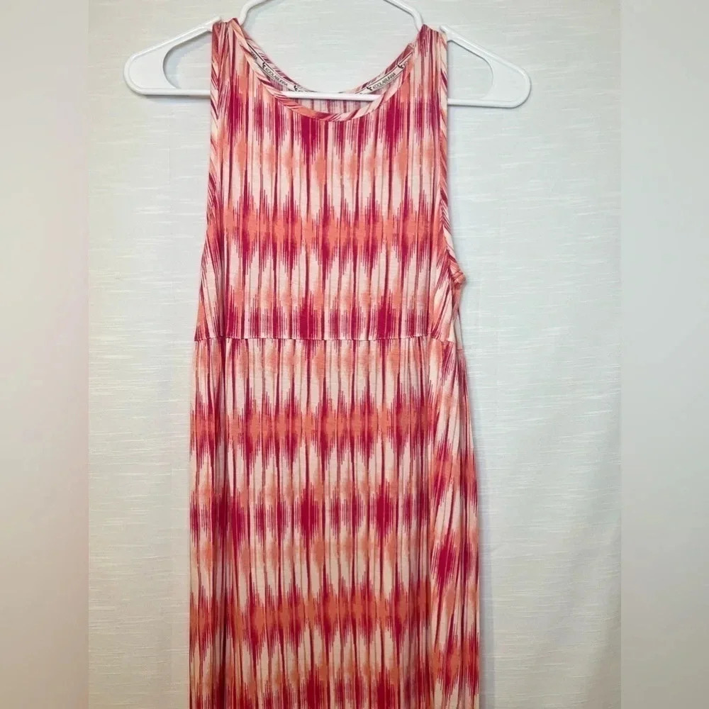 Koolaburra by UGG Women's Dress Sz XS Rayon Spandex Maxi Tank Pink - Picture 3 of 9